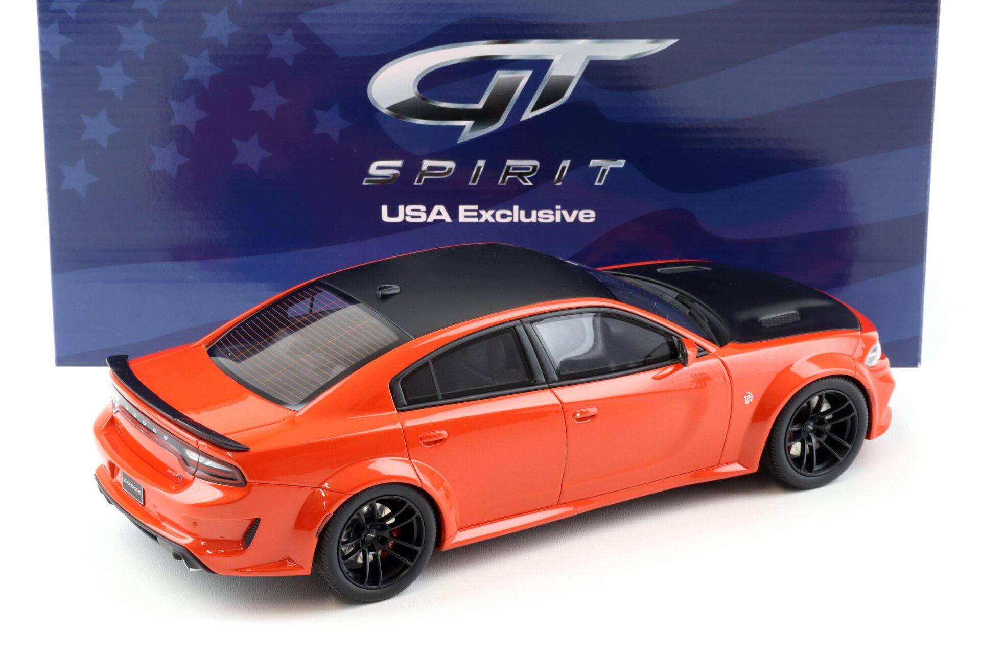 1:18 GT Spirit ACME US041 Dodge Charger Hellcat Redeye 2021 Go mango/ black