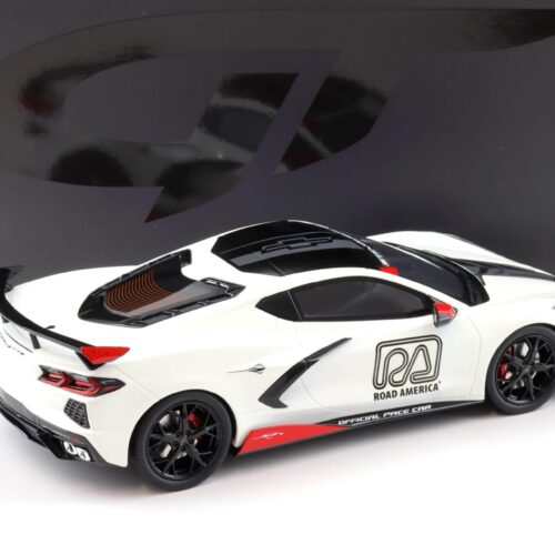 1:18 GT Spirit GT370 Chevrolet Corvette C8 Pace Car IMSA 2020 arctic white