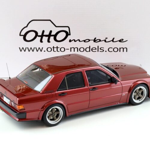 1:18 OTTO mobile OT1083 RAUH WELT Mercedes 190E 2.5-16 Almandine red 2016