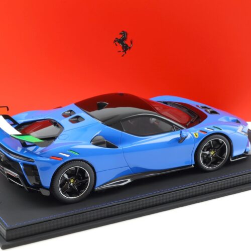 1:18 BBR Ferrari SF90 XX Stradale blue Francia/ black roof/ Italy flag - Limited 50 pcs.