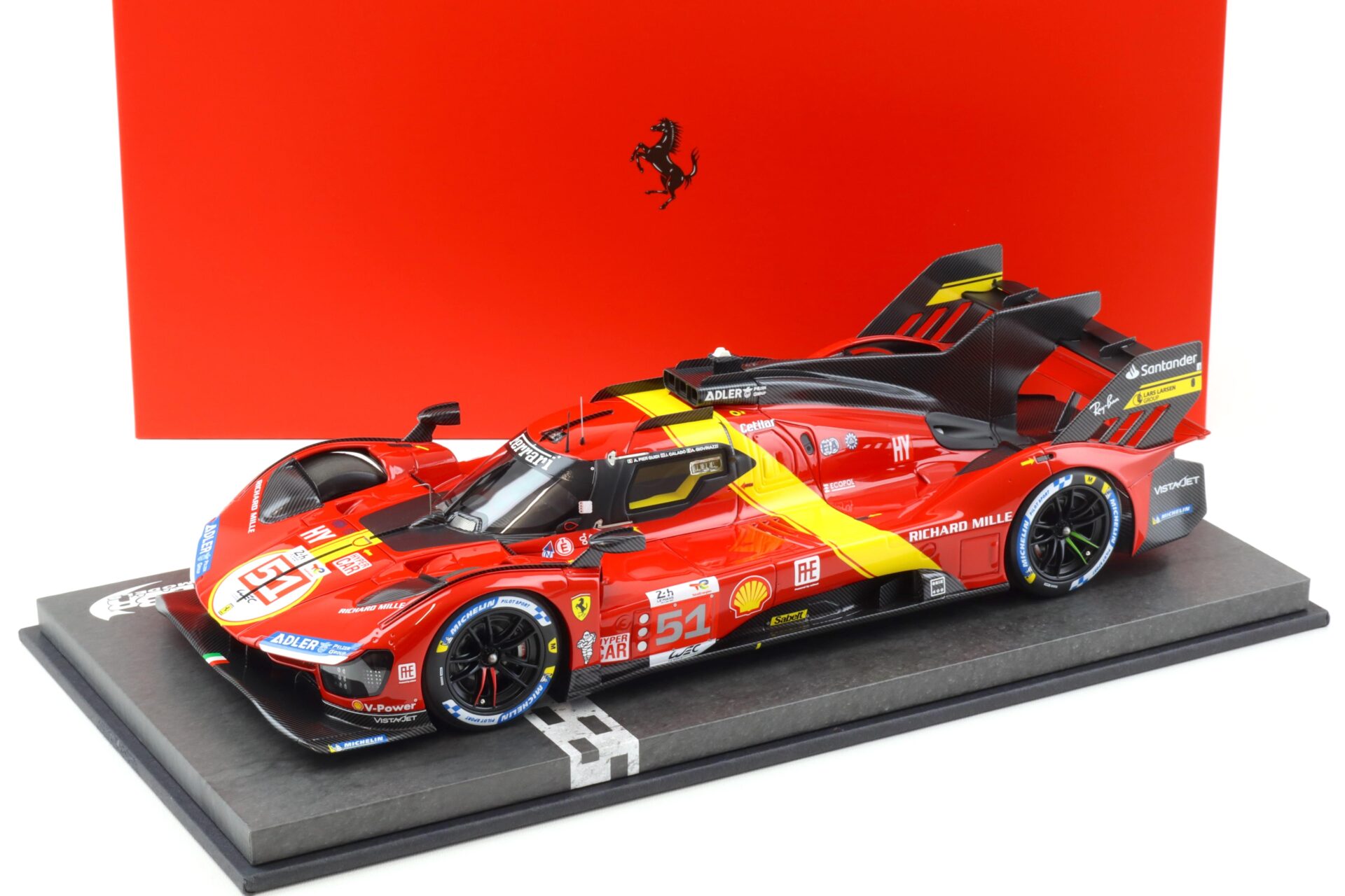 ID 93035 orig.jpg 1:18 BBR Ferrari 499P Winner 24h Le Mans 2023 Car #51 with Showcase - Limited 749 pcs.