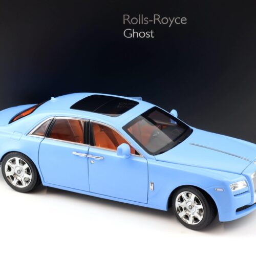 1:18 Kyosho Rolls Royce Ghost 2009 light blue matt KS08802LB