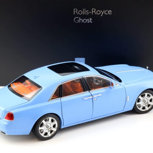 1:18 Kyosho Rolls Royce Ghost 2009 light blue matt KS08802LB