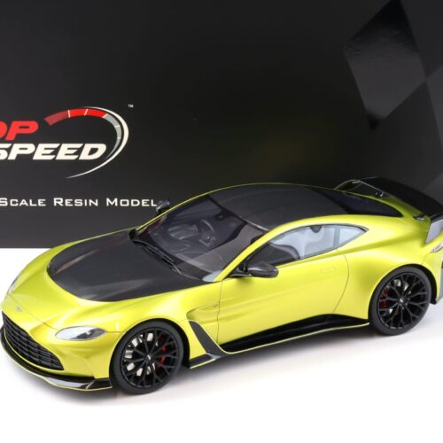 1:18 Top Speed Aston Martin V12 Vantage 2022 Cosmopolitan yellow TS0453