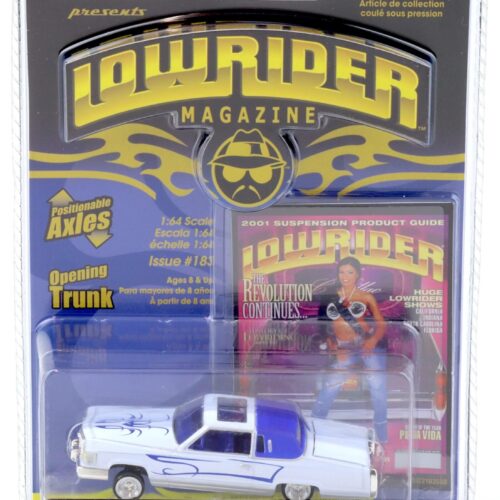 1:64 Revell Lowrider 1981 Cadillac Coupe Deville white #183 The Revolution Continues