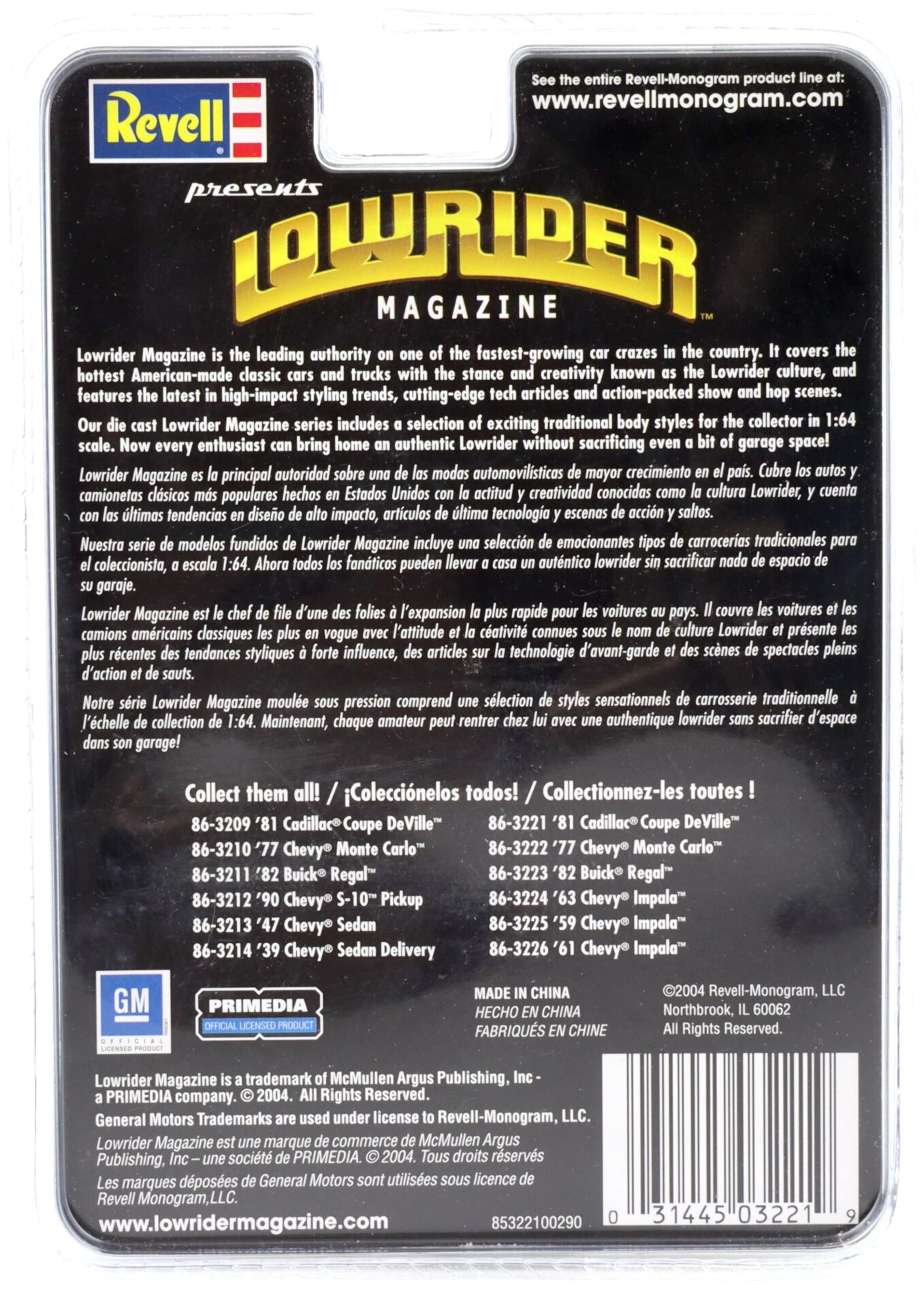 1:64 Revell Lowrider 1981 Cadillac Coupe Deville white #183 The Revolution Continues