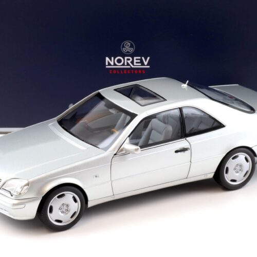 1:18 Norev Mercedes CL 600 Coupe C140 silver metallic 1997