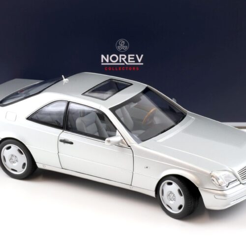 1:18 Norev Mercedes CL 600 Coupe C140 silver metallic 1997