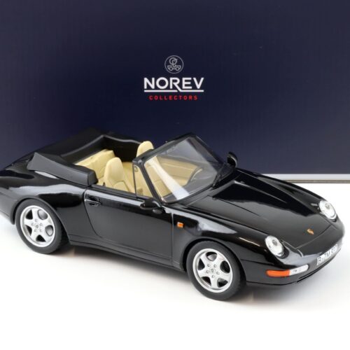1:18 Norev Porsche 911 993 Carrera Cabriolet 1993 black 187595