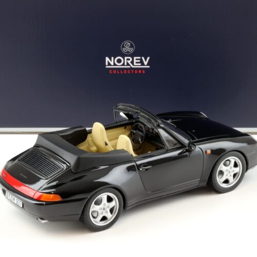 1:18 Norev Porsche 911 993 Carrera Cabriolet 1993 black 187595