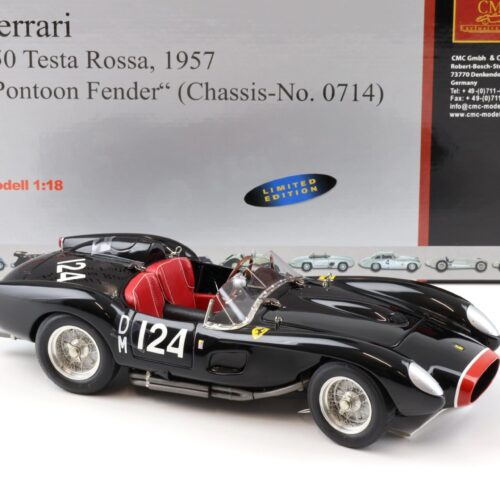 1:18 CMC Ferrari 250 Testa Rossa 1957 Pontoon Fender #124 black M-081