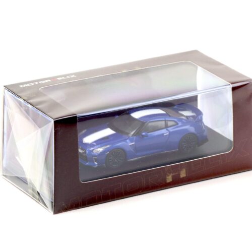 1:64 Motorhelix Nissan GT-R (R35) 50th Anniversary Wangan blue M63501