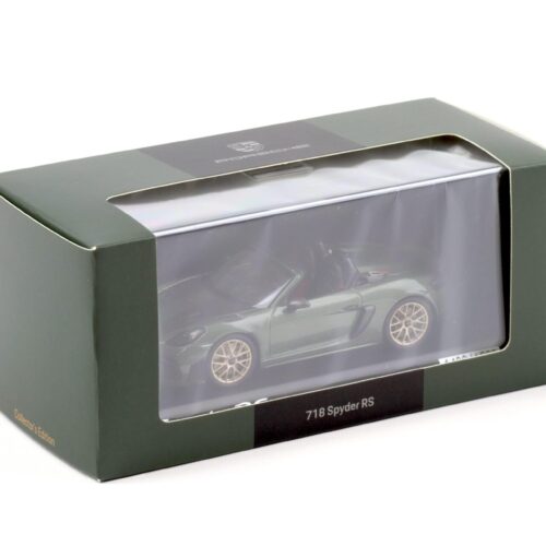1:43 Spark Porsche 718 Spyder RS (982) oak green/ gold wheels WAP DEALER
