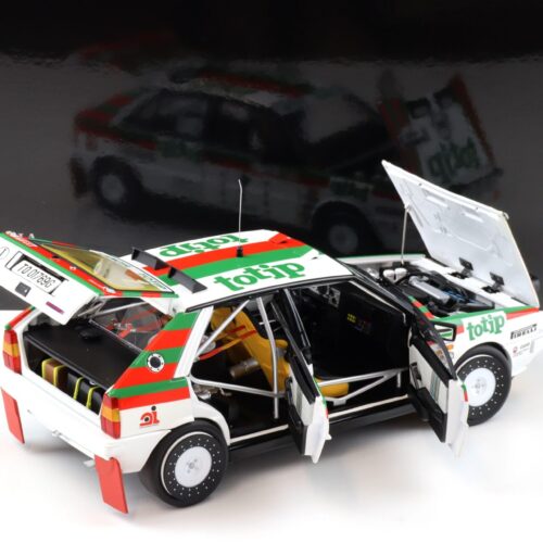 1:18 Kyosho Lancia Delta HF 4WD 1987 Targa Florio #1 TOTIP Cerrato/Cerri 08960C