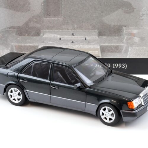 1:18 Norev Mercedes 500 E W124 5.0 V8 Limousine blue-black met. DEALER VERSION