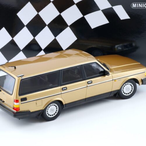 1:18 Minichamps Volvo 240 GL Break Estate 1986 gold metallic