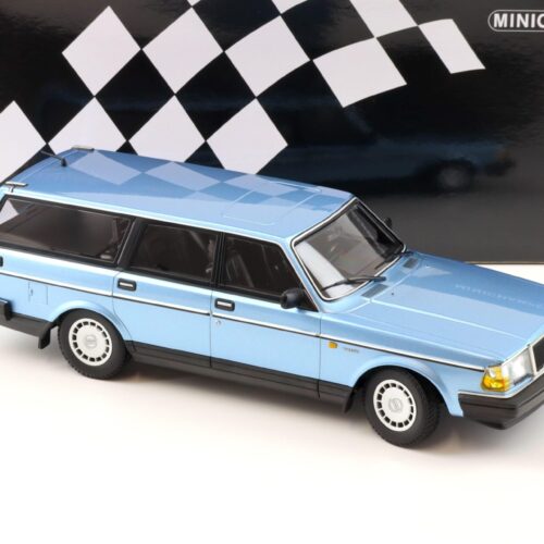 1:18 Minichamps Volvo 240 GL Break Estate 1986 blue metallic - Image 2