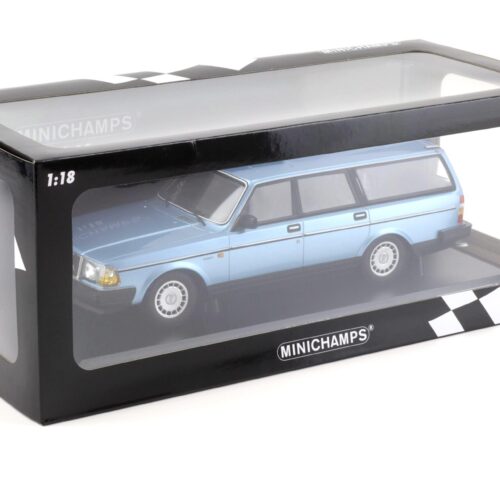 1:18 Minichamps Volvo 240 GL Break Estate 1986 blue metallic - Image 4