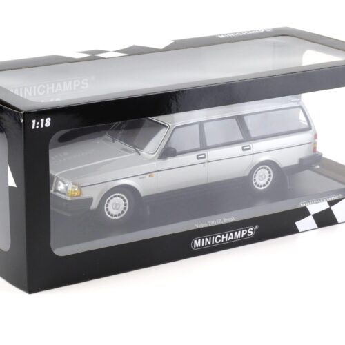 1:18 Minichamps Volvo 240 GL Break Estate 1986 silver metallic - Image 4