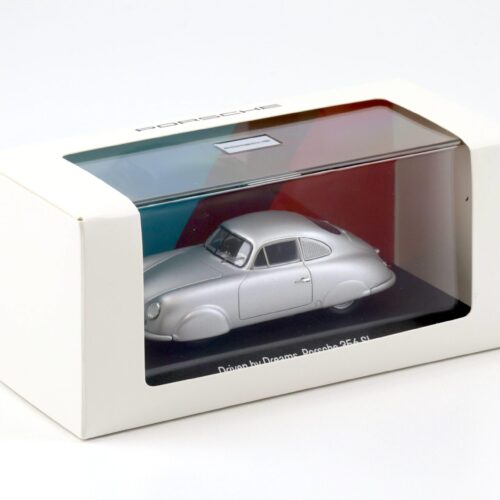 1:43 Spark Porsche 356 SL Coupe silver Gilberte Thirion MAP Porsche Museum