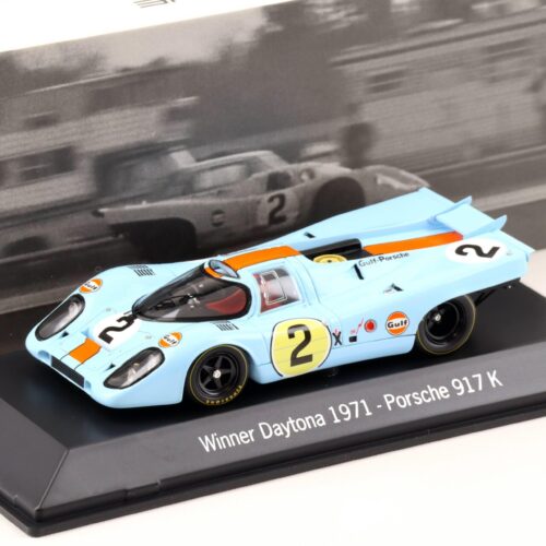1:43 Spark Porsche 917K Winner Daytona 1971 Gulf #2 MAP Porsche Museum