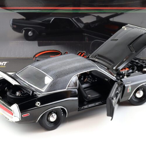 1:18 Greenlight 1970 Dodge Challenger R/T 426 Hemi Coupe THE BLACK GHOST