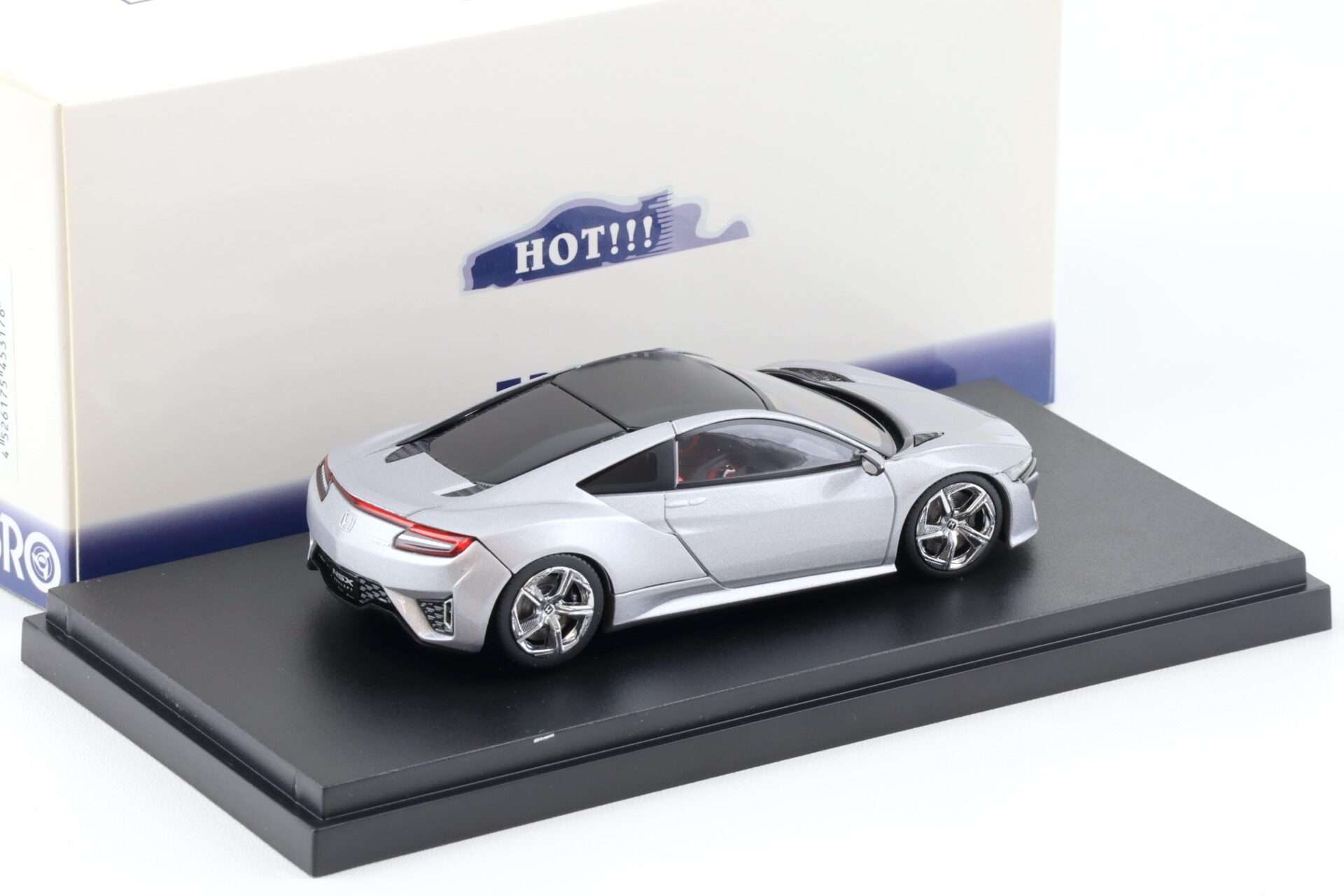 1:43 Ebbro Honda NSX Concept Car 2013 silver metallic