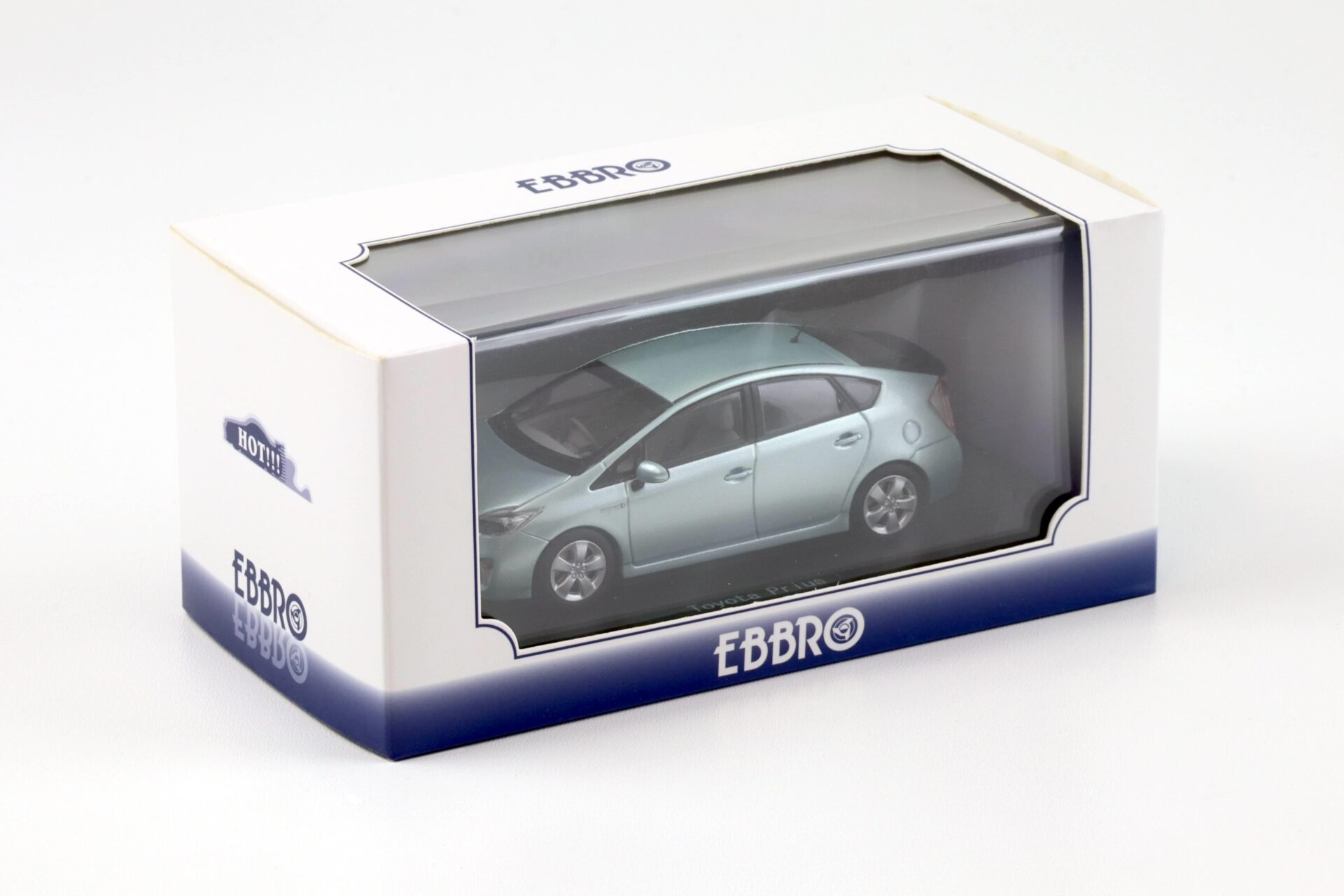 1:43 Ebbro Toyota Prius frosty green metallic 2012