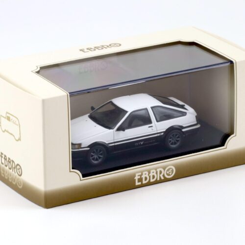 1:43 Ebbro Toyota Corolla Levin 1600 GTV with alloy wheel white/ black