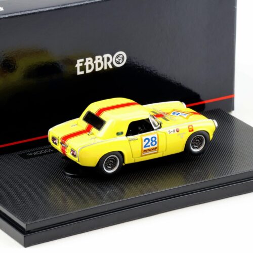 1:43 Ebbro Honda S800 Racing 1967 Suzuka 1000km #28 yellow