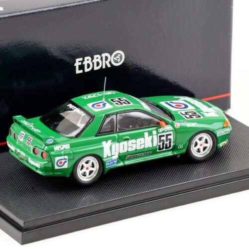 1:43 Ebbro Nissan Skyline R32 Kyoseki Gr.A 1993 Suzuki/Iida #55 green