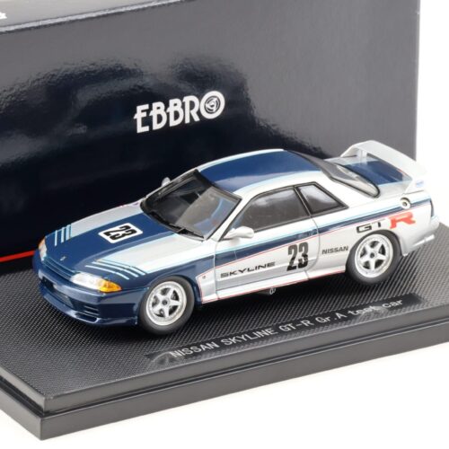 1:43 Ebbro Nissan Skyline GT-R R32 Gr.A Test Car #23 silver