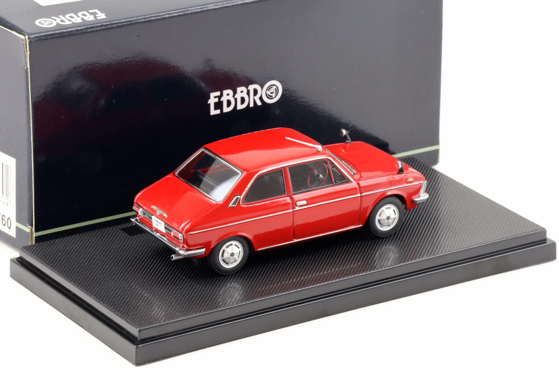 1:43 Ebbro Subaru FF-1 Sports Sedan 2-door 1969 red