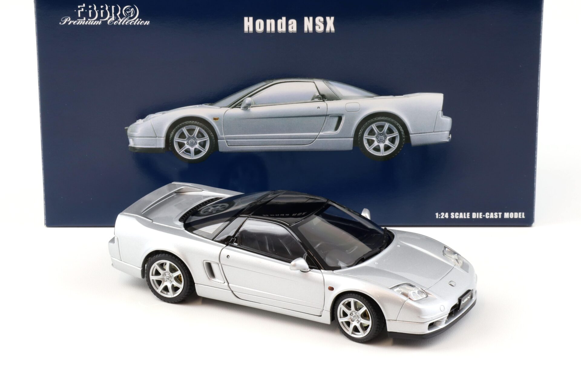1:24 Ebbro Premium Honda NSX Facelift silver 2001