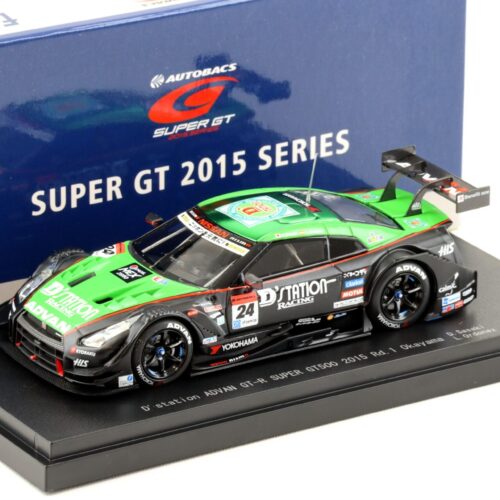 1:43 Ebbro Nissan GT-R Super GT500 Rd.1 Okayama 2015 DÂ´station ADVAN #24