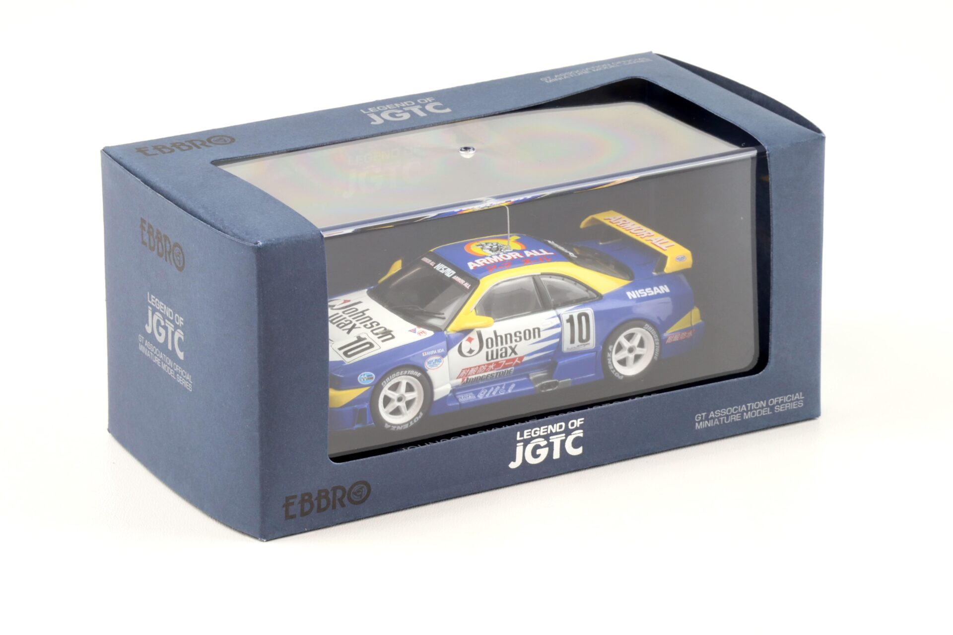 1:43 Ebbro Nissan Skyline R33 JOHNSON Skyline #10 JGTC 1995