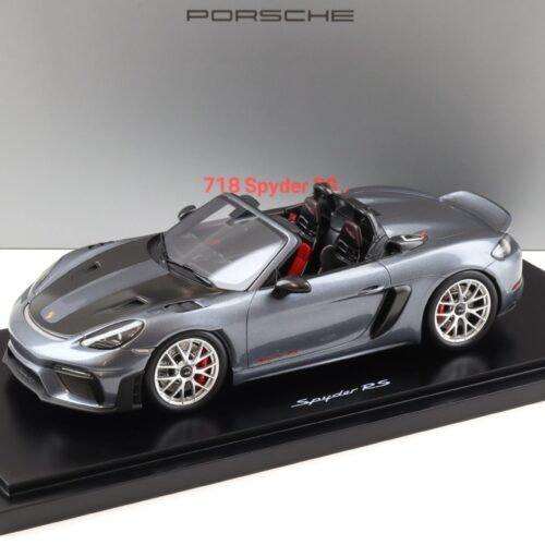 1:18 Spark Porsche 718 Spyder RS (982) vanadium grey/ red interior WAP DEALER