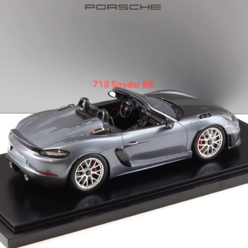 1:18 Spark Porsche 718 Spyder RS (982) vanadium grey/ red interior WAP DEALER