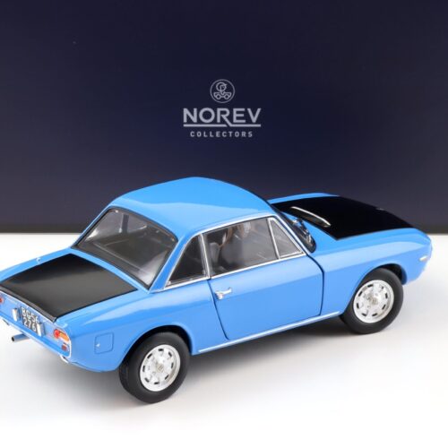 1:18 Norev Lancia Fulvia 1600 HF 1971 middle blue/ black - Limited 200 pcs.
