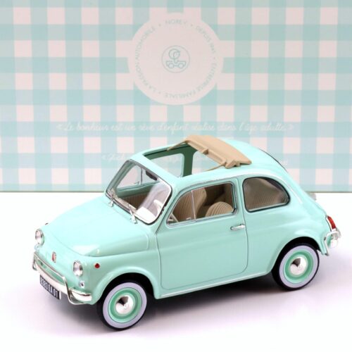 1:18 Norev Fiat 500 L 1968 Pastel blue Special box