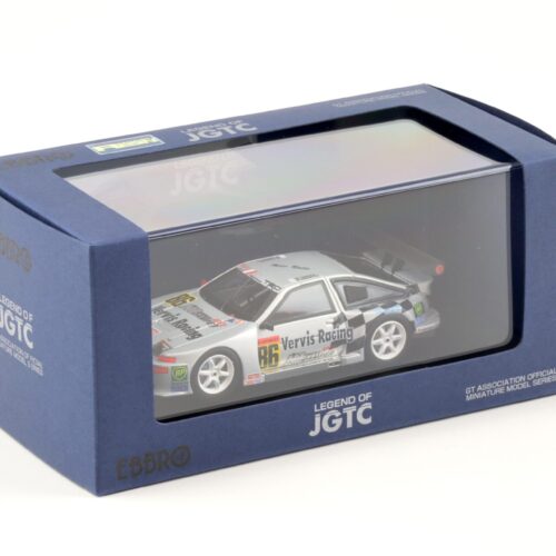 1:43 Ebbro Toyota Trueno BP Apex Kraft Trueno 1999 JGTC #86 silver