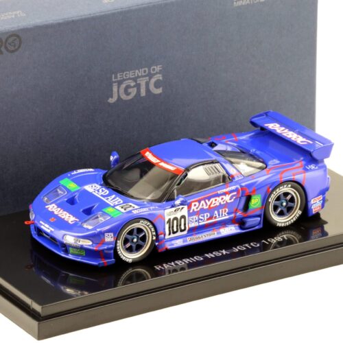 1:43 Ebbro Honda NSX RAYBRIG NSX #100 JGTC 1997 blue Kunimitsu/ Akira - Image 1