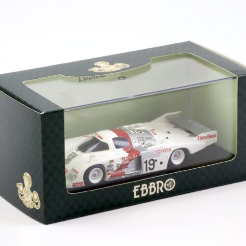 1:43 Ebbro Toyota TOM´S 83C Riverside 1984 Hoshino/ Sekiya #19 white