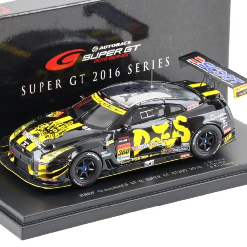 1:43 Ebbro Nissan GT-R Super GT300 RUNUP Group&DOES #360 Shibata/Tanaka 2016