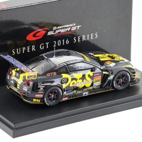 1:43 Ebbro Nissan GT-R Super GT300 RUNUP Group&DOES #360 Shibata/Tanaka 2016