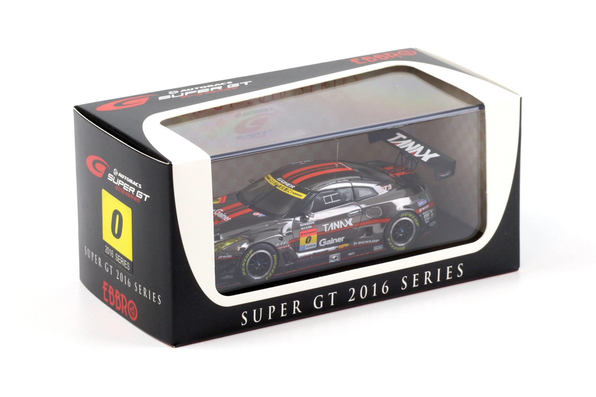 1:43 Ebbro Nissan GT-R Super GT300 GAINER TANAX #0 Couto/ Tomita 2016