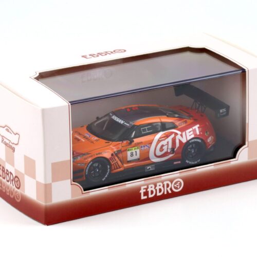 1:43 Ebbro Nissan GT-R SUPER TAIKYU 2014 #81 GTNET ADVAN orange