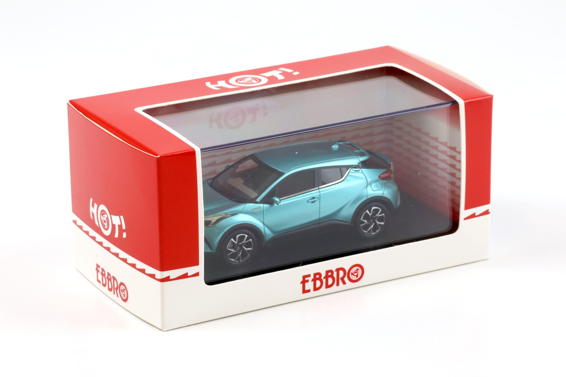 1:43 Ebbro Toyota C-HR Radiant green metallic 2016