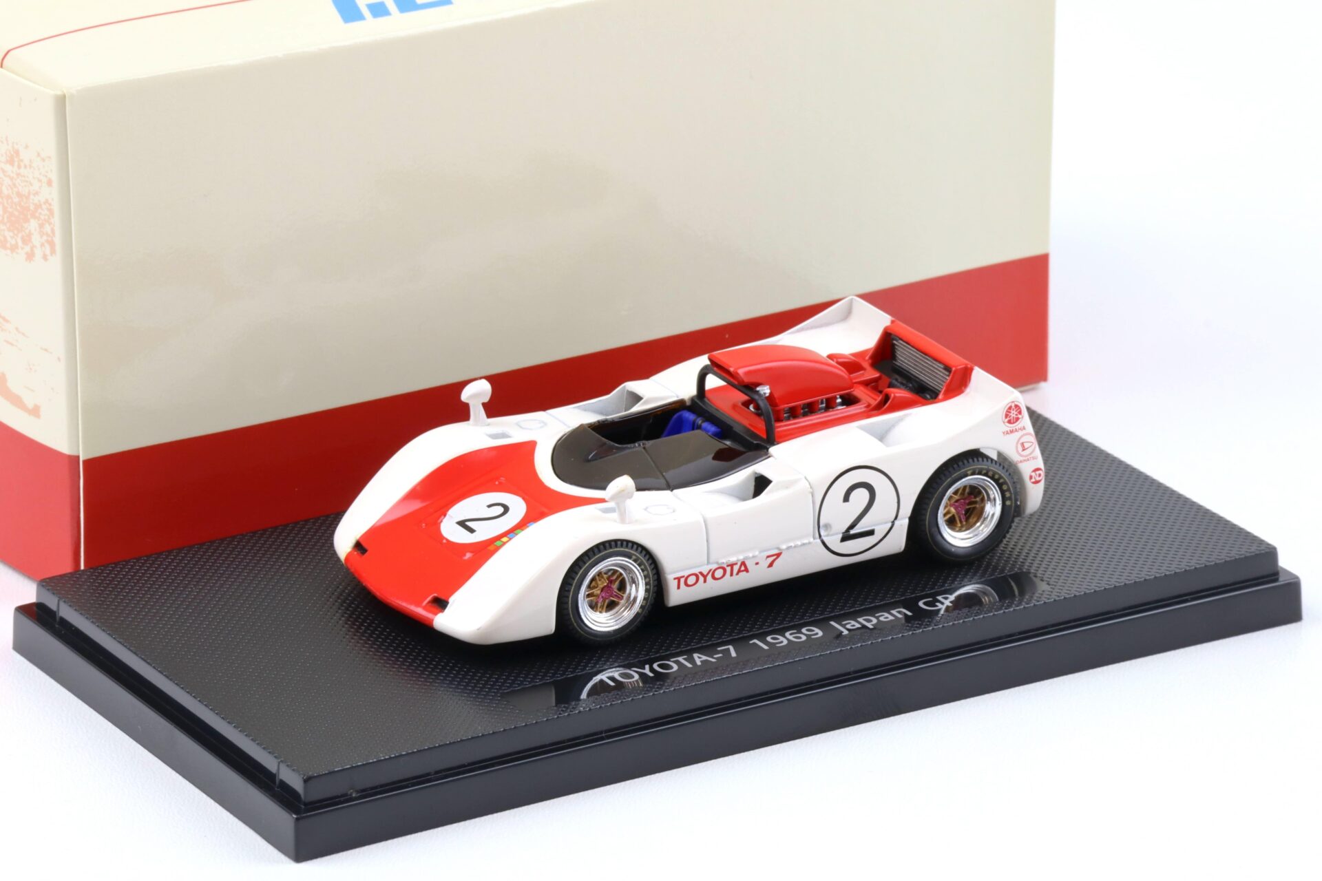 ID 94087 orig.jpg 1:43 Ebbro Toyota 7 Japan GP 1969 #2 white/ red Hiroyuki Kukiru/ Hiroshi Hosoya