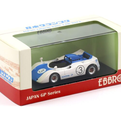 1:43 Ebbro Toyota 7 Japan GP 1969 #3 white/ blue Minoru Kawai